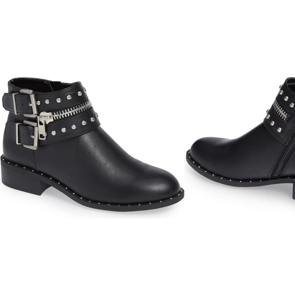 { Charles by Charles David } Black Studded Bootie - Picture 6 of 7